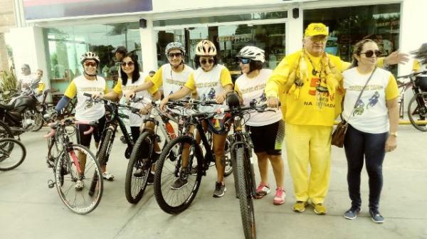 Passeio Ciclístico de Ramos reúne desportistas profissionais e amadores de Floriano.   (Imagem:FlorianoNews)