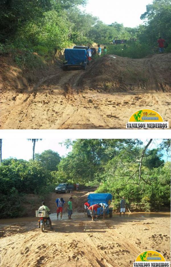 Estradas de acesso a Canavieira , são grandes desafios para motoristas(Imagem:Vanilson Medeiros  )