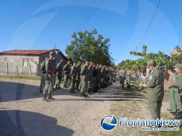 Polícia Militar realiza Operação em Conjunto Habitacional de Floriano.(Imagem:FlorianoNews)