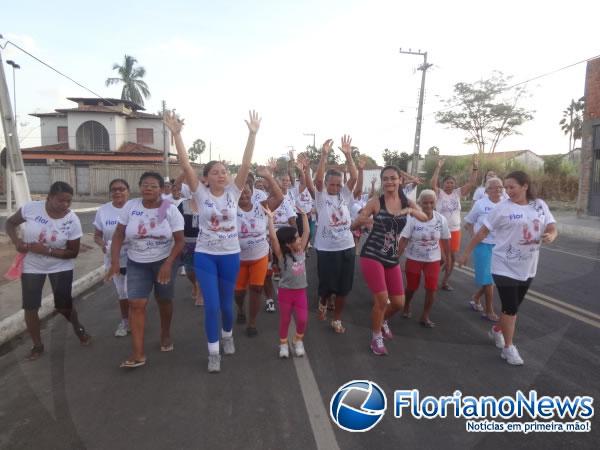 Caminhada da terceira idade é realizada em Barão de Grajaú.(Imagem:FlorianoNews)