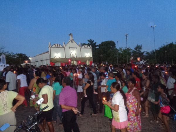 Procissão e Santa Missa encerram o Festejo de Nossa Senhora de Nazaré.(Imagem:FlorianoNews)