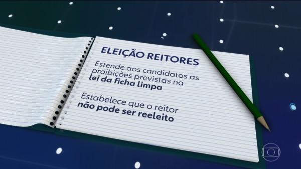 Governo publica regras para escolha de reitores em universidades e institutos federais(Imagem:Reprodução/TV Globo)