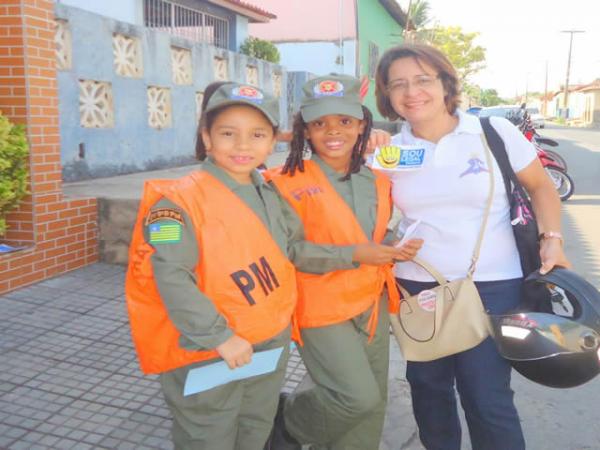 Escola Pequeno Príncipe realizou ações educativas em comemoração à Semana Nacional de Trânsito.(Imagem:EPP)