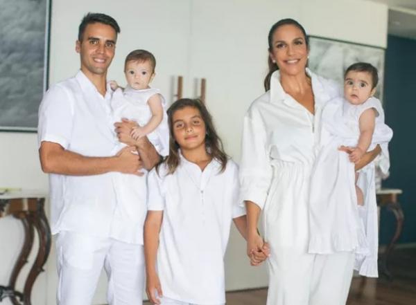 Ivete Sangalo, Daniel Cady e os filhos.(Imagem:Reprodução/Instagram)