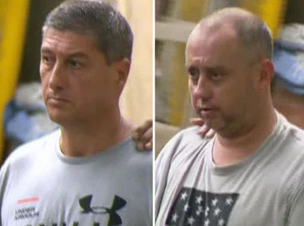 Ronnie Lessa e Élcio Queiroz vão a audiência de custódia.(Imagem:Reprodução/TV Globo)