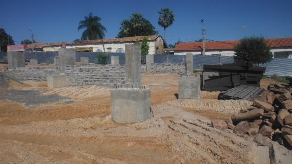 Obras do Mercado do Cruzeiro estão em pleno andamento.(Imagem:FlorianoNews)