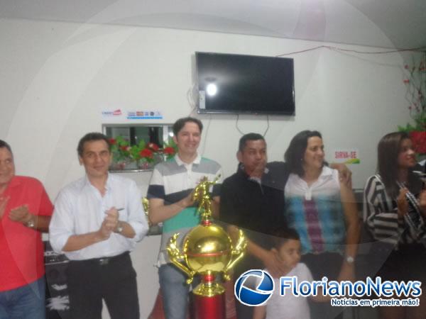Prefeito e Secretário prestigiaram lançamento do Campeonato Florianense 2014.(Imagem:FlorianoNews)