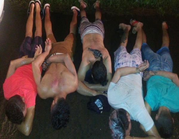 Cinco são presos após roubos em série em Altos e Teresina.(Imagem:Cidadeverde.com)