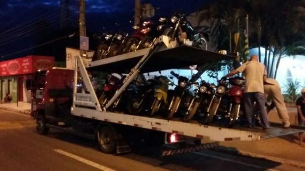 PRF executa fiscalização com motociclistas policiais visando a segurança em Pedro II.(Imagem:NUCOM / PRF / PI)