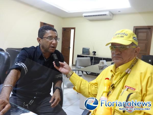 Prefeito Gilberto Júnior recebeu em seu gabinete florianense defensor dos Royalties.(Imagem:FlorianoNews)