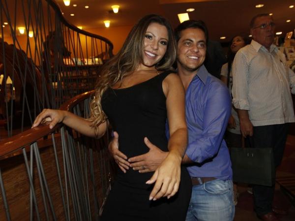 Thammy Miranda e Andressa Ferreira em evento em São Paulo.(Imagem:Celso Tavares/ EGO)