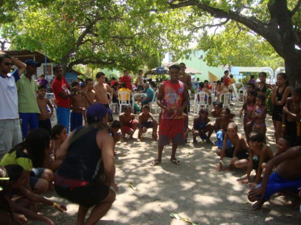 Brincadeiras no Clube da AABB para as crianças(Imagem:redação)