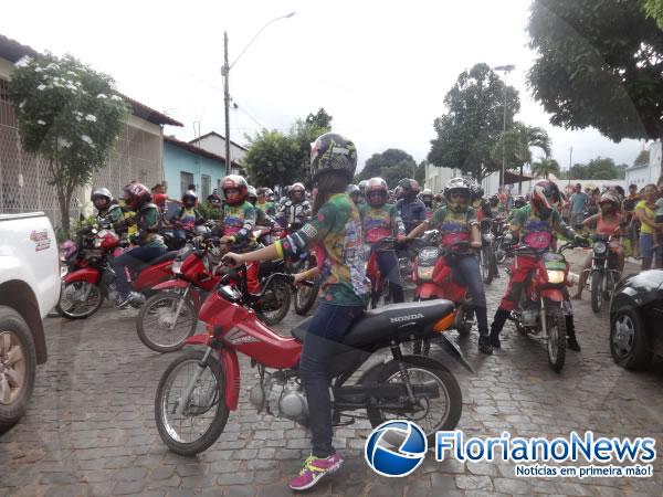 Mulheres participaram da 7ª edição do Rally do Batom de São João dos Patos.(Imagem:FlorianoNews)