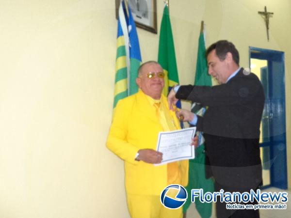 Medalha do Mérito Agrônomo Parentes é concedida ao Repórter Amarelinho e ao Prof. Luiz Paulo.(Imagem:FlorianoNews)