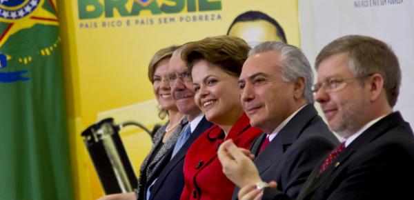 Presidente Dilma Rousseff durante cerimônia de anúncio da expansão da Rede Federal de Educação Superior .(Imagem:Roberto Stuckert Filho / Presidência)