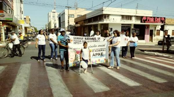 APAE promove abertura da Semana Nacional do Excepcional em Floriano.(Imagem:FlorianoNews)