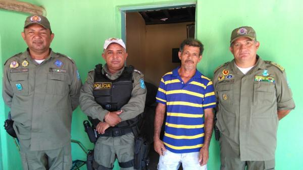 Polícia Militar faz visita às comunidades rurais da região de Floriano.(Imagem:Divulgação/Polícia Militar)