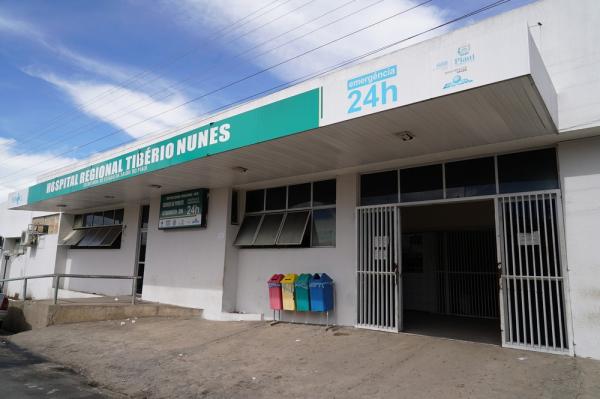 Hospital Regional Tibério Nunes, em Floriano(Imagem:Ascom/Sesapi)