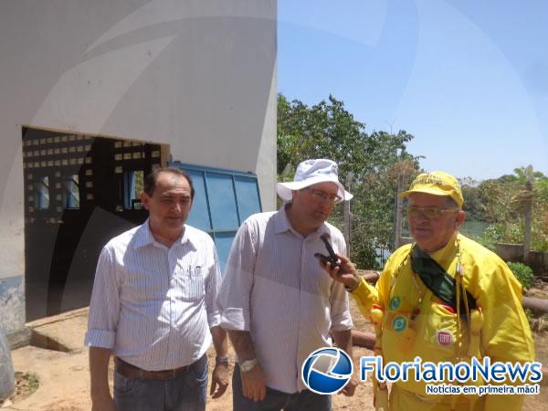 Presidente da AGESPISA em entrevista ao repórter Renato Costa.(Imagem:FlorianoNews)