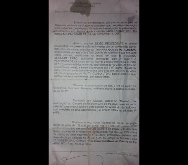 documento(Imagem:Reprodução)