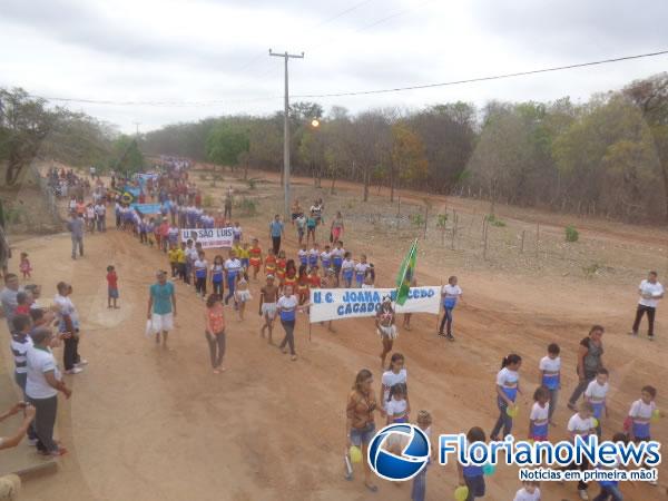 Realizada 1ª Parada Cívica das escolas do campo de Barão de Grajaú.(Imagem:FlorianoNews)