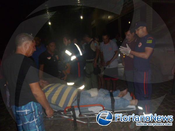Homem é baleado após tentativa de assalto em Floriano.(Imagem:FlorianoNews)