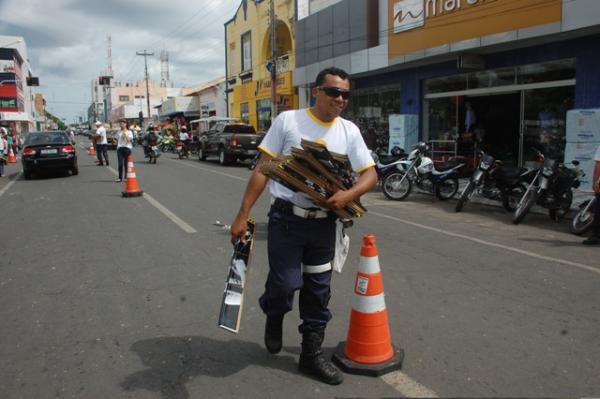 Maio Amarelo: Prefeitura Municipal de Floriano adere ao movimento.(Imagem:Waldemir Miranda)