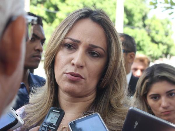 Rejane Dias va deixar secretaria de educação do estado.(Imagem:Fernando Brito/G1)