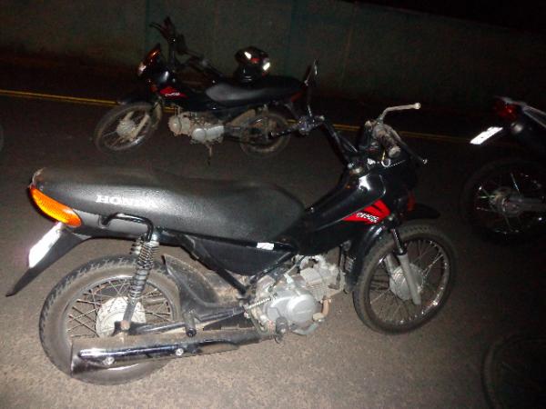 Acidente envolvendo moto e bicicleta na Av. Santos Dumont.(Imagem:FlorianoNews)