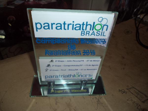  Florianense conquista 3º lugar no Campeonato Brasileiro de Paratriathlon 2015.(Imagem:FlorianoNews)