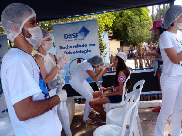 Igreja Católica, FAESF e Sesc promovem ação social no Bairro Riacho Fundo(Imagem:Conselho Diocesano do Laicato)