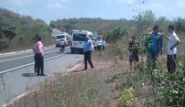 Acidente em Buriti dos Lopes deixou um ciclista de 16 anos morto.(Imagem:Frank Cardoso/PortalBocaDoPovo)