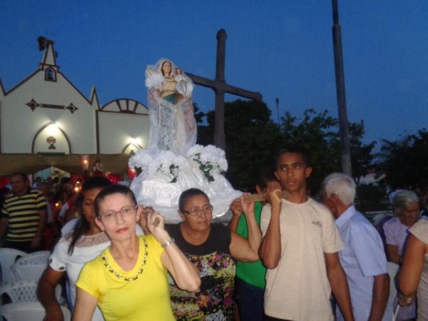 Procissão e Santa Missa encerram o Festejo de Nossa Senhora de Nazaré.(Imagem:FlorianoNews)