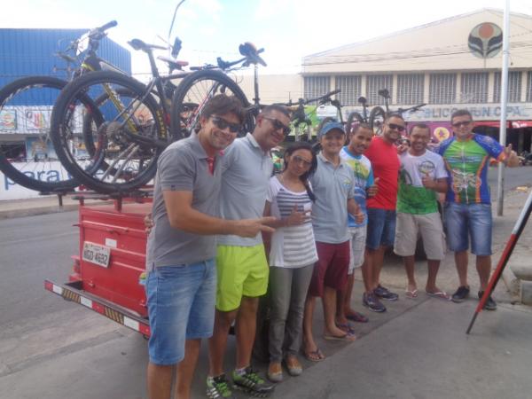 Ciclistas florianenses participam da competição Picos Pro Race.(Imagem:FlorianoNews)