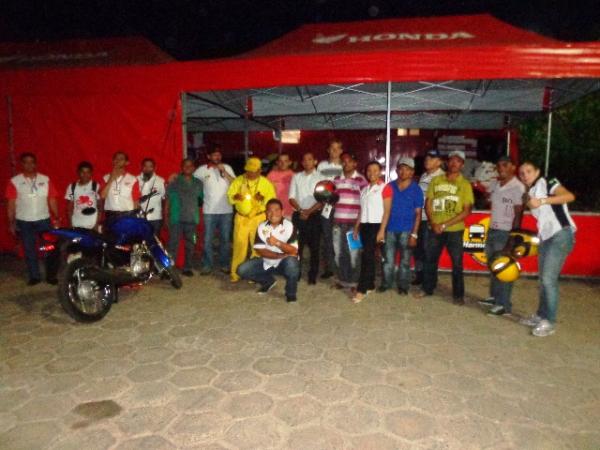 Cajueiro Motos de Floriano realizou abertura do Curso de Pilotagem para motociclistas.(Imagem:FlorianoNews)