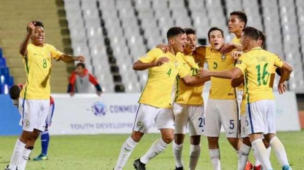 Brasil pega Argentina na final do Sul-Americano Sub-15 neste domingo.(Imagem:CBF)