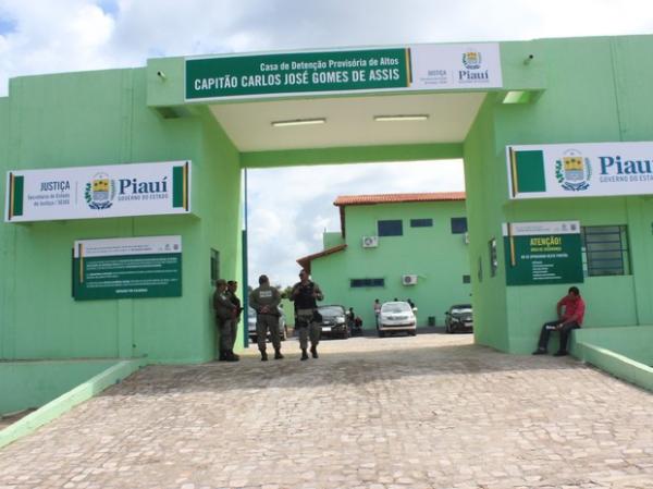 Casa de Detenção Provisória de Altos foi inaugurada nesta segunda-feira (11).(Imagem:Gilcilene Araújo/G1)