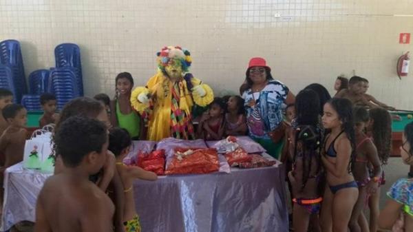 Alunos da rede municipal do campo participam de manhã de lazer.(Imagem:SECOM)