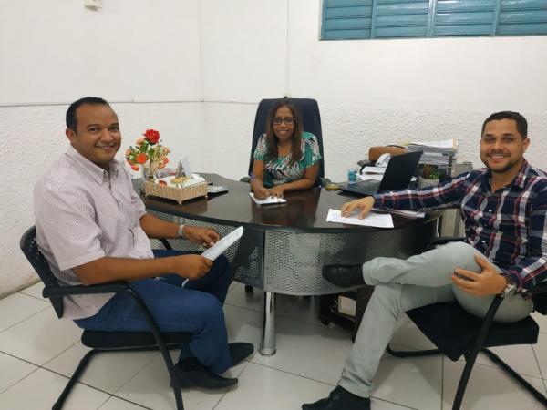 Ancelmo Jorge, Josélia Rodrigues e Júlio César.(Imagem:Secom)