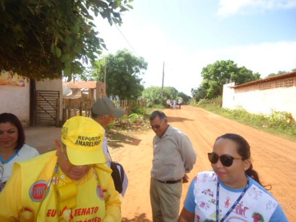 Secretaria de Saúde promove mutirão de combate ao Aedes aegypti no bairro Guia.(Imagem:FlorianoNews)