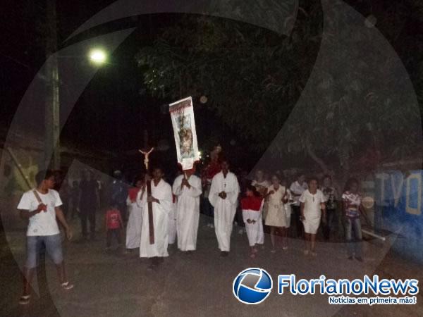 Procissão e missa marcaram encerramento dos festejos de São Cristóvão em Floriano.(Imagem:FlorianoNews)