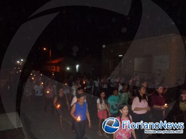 Corpus Christi é celebrado com missa e procissão em Barão de Grajaú.(Imagem:FlorianoNews)