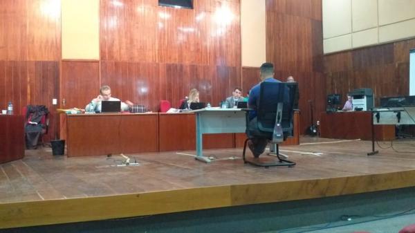 Julgamento de Eduardo Pessoa acontece no Tribunal de Justiça do Piauí.(Imagem:Gilcilene Araújo/G1)