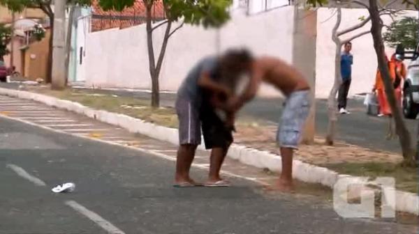 Confusão foi registrada no bairro São Pedro, na Zona Sul de Teresina.(Imagem:G1 PI)