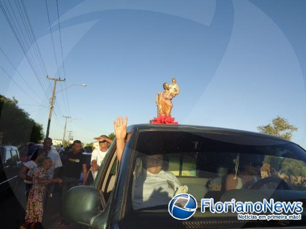 Motoristas realizam tradicional carreata de São Cristóvão em Floriano.(Imagem:FlorianoNews)