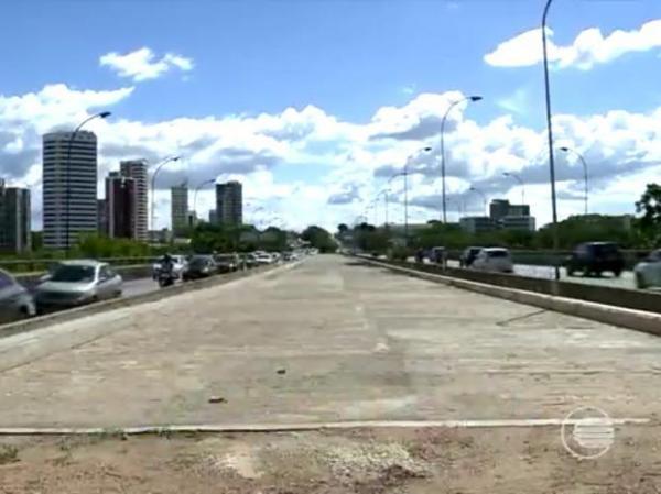 Ponte Juscelion Kubistchek, em Teresina.(Imagem:Reprodução/TV Clube)