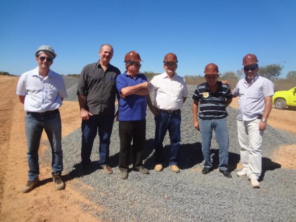 Secretário dos Transportes visita obras em Floriano.(Imagem:FlorianoNews)