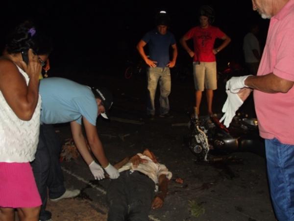 Carroceiro de 79 anos morre após colisão com moto em Guadalupe.(Imagem:portalcidadeluz)
