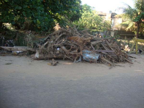 Lixo recolhido dos riachos(Imagem:Redação)