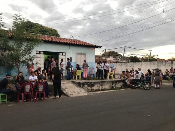 Corpo de Gabriel Brenno é velado em Caxias, no Maranhão.(Imagem:David Peres/TV Mirante)